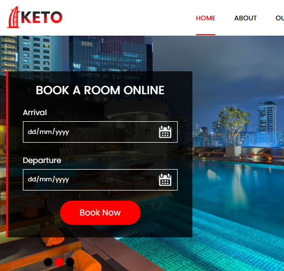 Hotel Management Website Template